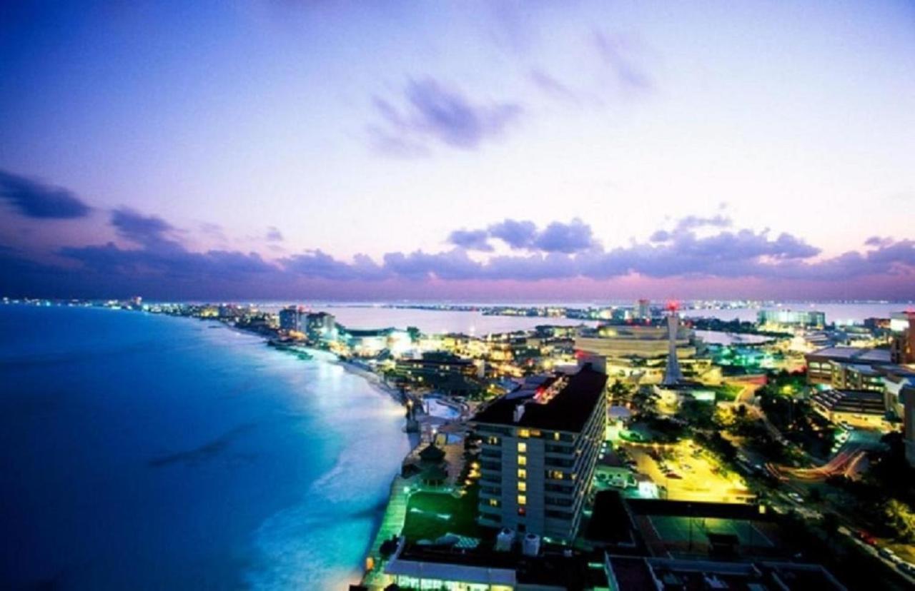 Cozy Ocean Front Penthouse At Marlin Beach Cancún Exterior foto